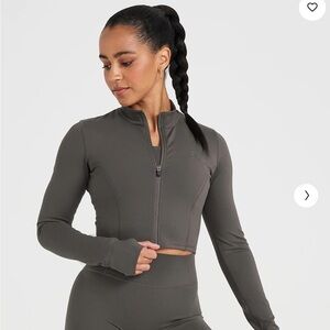 Oner Active Timeless Cropped Jacket in Taupe